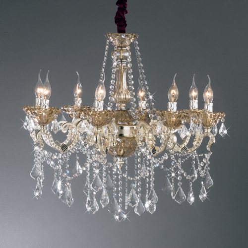 JC Versailles chandeliers 8, and P / D Pendant Size Width Height 79cm * 63cm E14 socket uses incandescent bulbs 8 three-wavelength LED light bulbs all available