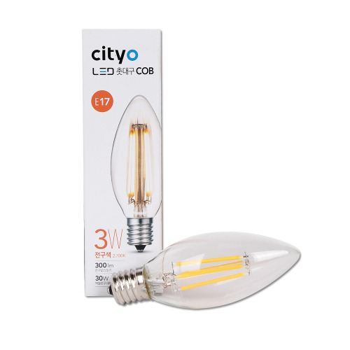 LED Candlestick Citi COB 3W E17