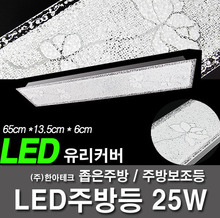 LED kitchen light--kitchen auxiliary light 25W rose jewelry glass kitchen light