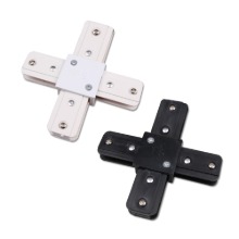 Rail Lighting / fixtures accessories ▒▒▒▒▒▒▒▒▒▒ cross rail connector White / Black