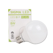 LED Ball Bulb 8W Sigma Short Type